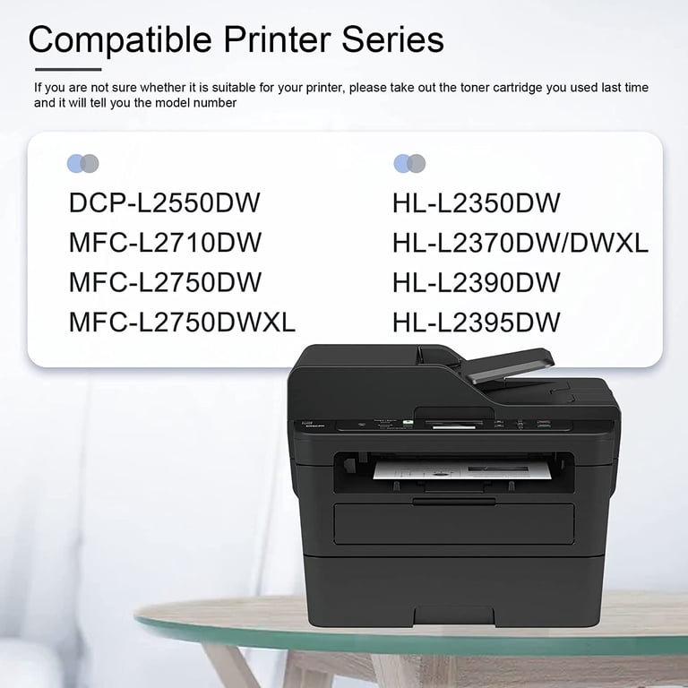 1-Pack High Yield TN760 Black Toner Cartridge — Replacement For Brother Printers, Yields 4,000 Pages