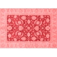 thumbnail image 1 of Ahgly Company Indoor Rectangle Abstract Red Modern Area Rugs, 5' x 7', 1 of 4