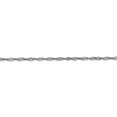 thumbnail image 3 of Auriga 14k White Gold 2.0mm Singapore Chain Necklace 18inch for Women, 3 of 6