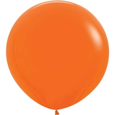 36 inch Sempertex Fashion Orange Latex Balloons (2 Pack) - Party Supplies Decorations