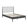 thumbnail image 6 of Adair Spindle Metal Full Platform Bed in Charcoal, 6 of 10