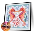 thumbnail image 2 of Wdftyju 5D DIY diamante pintura mar caballo completo taladro Rhinestone mosaico arte imagen decoración Wdftyju 5my7gb8yv5cu3rl2, 2 of 9