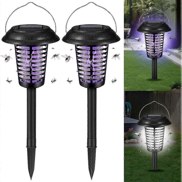 Lámpara solar antimosquitos para exteriores, lámpara antimosquitos de alta eficiencia, lámpara repelente de mosquitos, iluminación paisajística para patio y jardín.