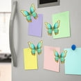 thumbnail image 4 of Set of 4 Pretty Butterfly Magnetic Stickers, Colorful Decor for Home, Fridge, and Office, Easy to Apply, Durable, Ideal Gift for Kids and Adults, 4 of 9