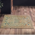 thumbnail image 6 of Green Rug, Floral Rugs, Brown Rug, Luxury Rugs, Turkish Rug, Nursery Rug, Dining Room Rug, Thin Rug, Round Rug, Customs Rug, Soft Rug, 5.2'x7.5' - 160x230 cm, 6 of 8