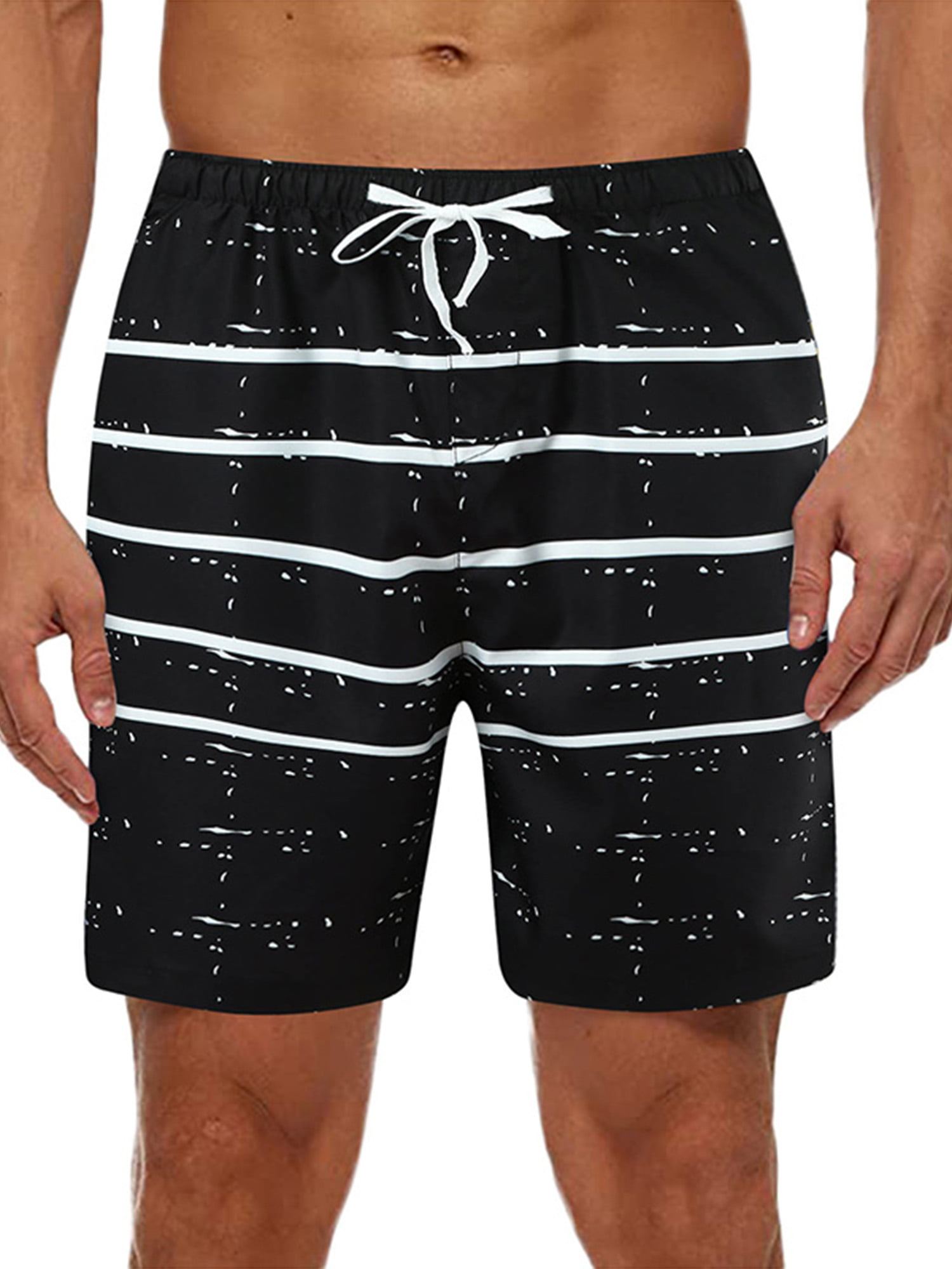 Summer Underwear Surf Beach Shorts Elastic Waist with Pocket Drawstring