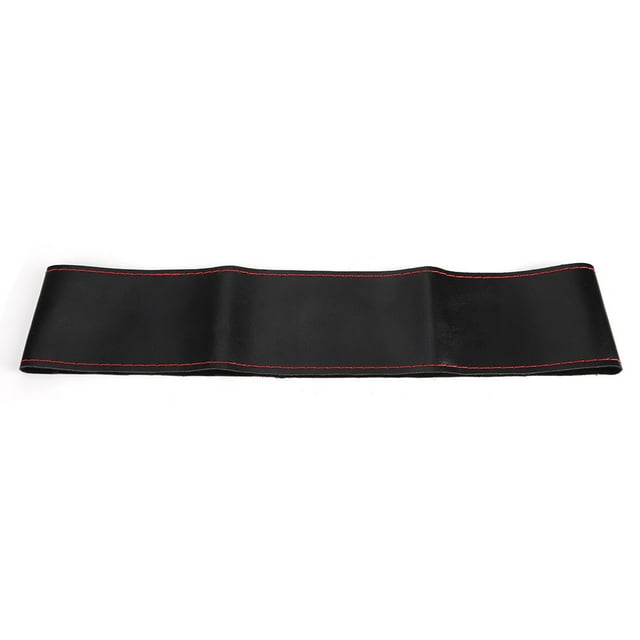 Filfeel Steering Wheel Cover,Leather Steering Wheel Cover Thread Kit DIY Sideline Hand Sewing Car Interior Decoration