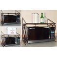thumbnail image 5 of Dazone Metal Microwave Oven Rack with 2 Shelves, Cabinet Kitchen Storage Organizer, Bronze, 5 of 11
