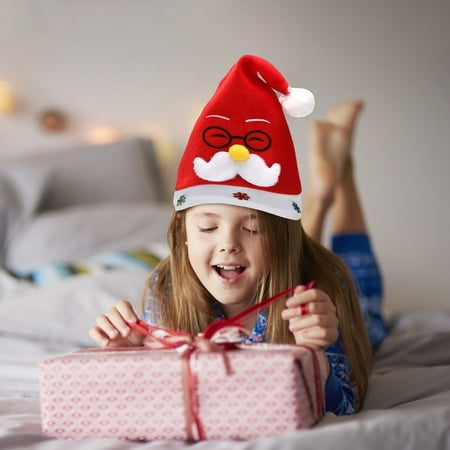 

Plush Santa Hats Christmas Party With Santa Hats Festive Christmas Party Dress Up Celebration Decorations Accessories