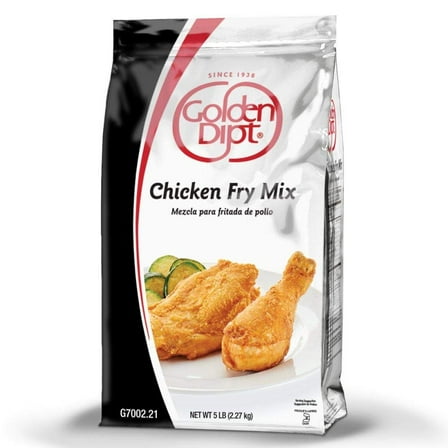 Golden Dipt Crispy Seasoned Chicken Fry Mix, 5 lb Bag