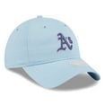 thumbnail image 3 of Women's New Era Athletics Multi Light Blue 9TWENTY Adjustable Hat, 3 of 6