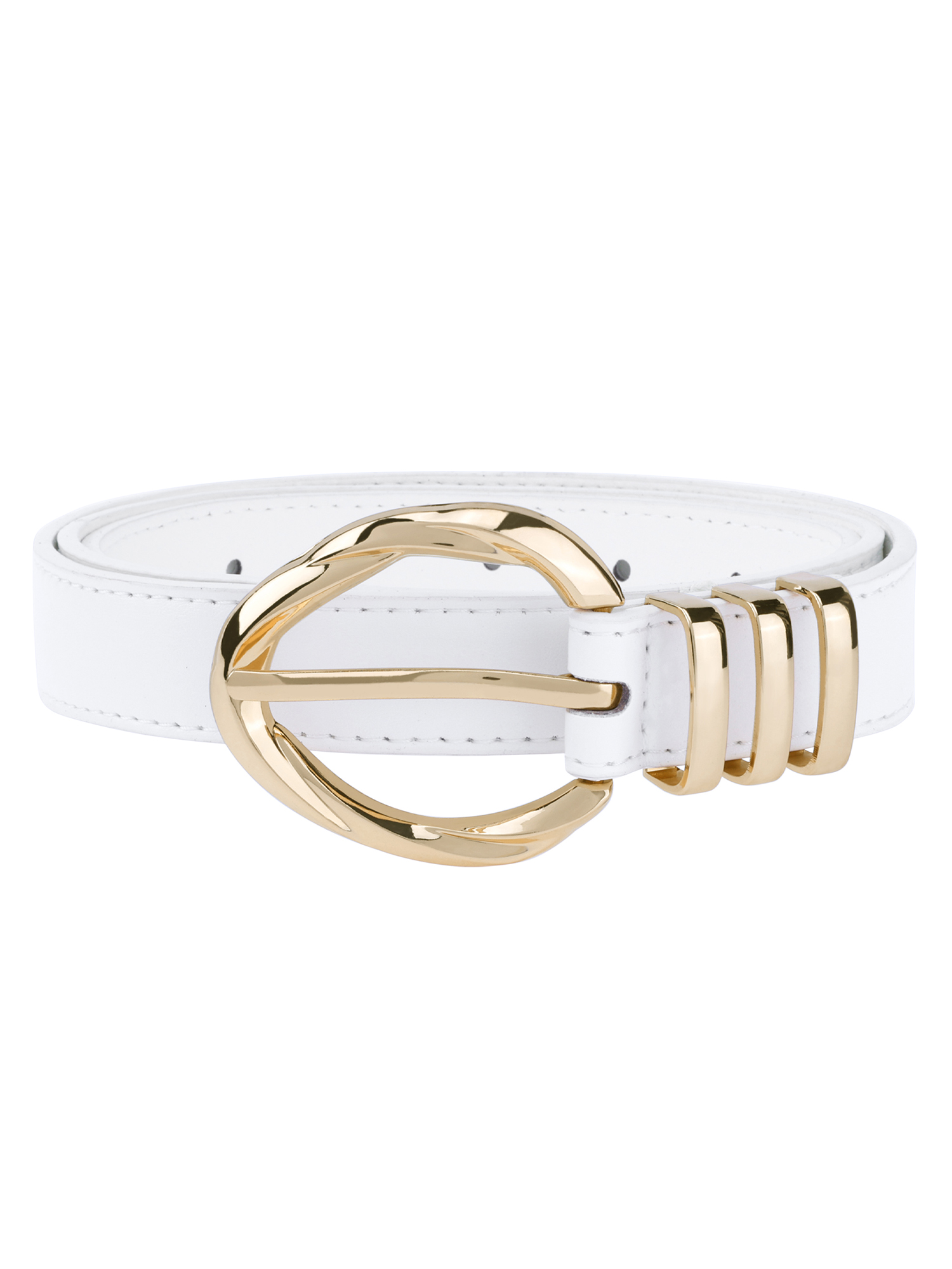 INSPIRE CHIC Women Skinny PU Leather Belt, Thin Waist Belts  display picture 1