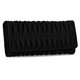 thumbnail image 1 of Cartera Grande Con Pliegues Negra, 1 of 4
