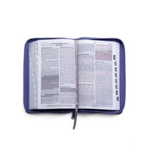 Santa Biblia de Promesas Reina-Valera 1960 / Tamaño Manual / Letra Grande / Piel Especial Con Índice Y Cierre / Lavanda , (Hardcover)