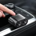 thumbnail image 4 of Baseus 5V/3.1A 2 USB de carga rápida del encendedor del coche del divisor del zócalo (negro) WDOplteas  Para estrenar, 4 of 9