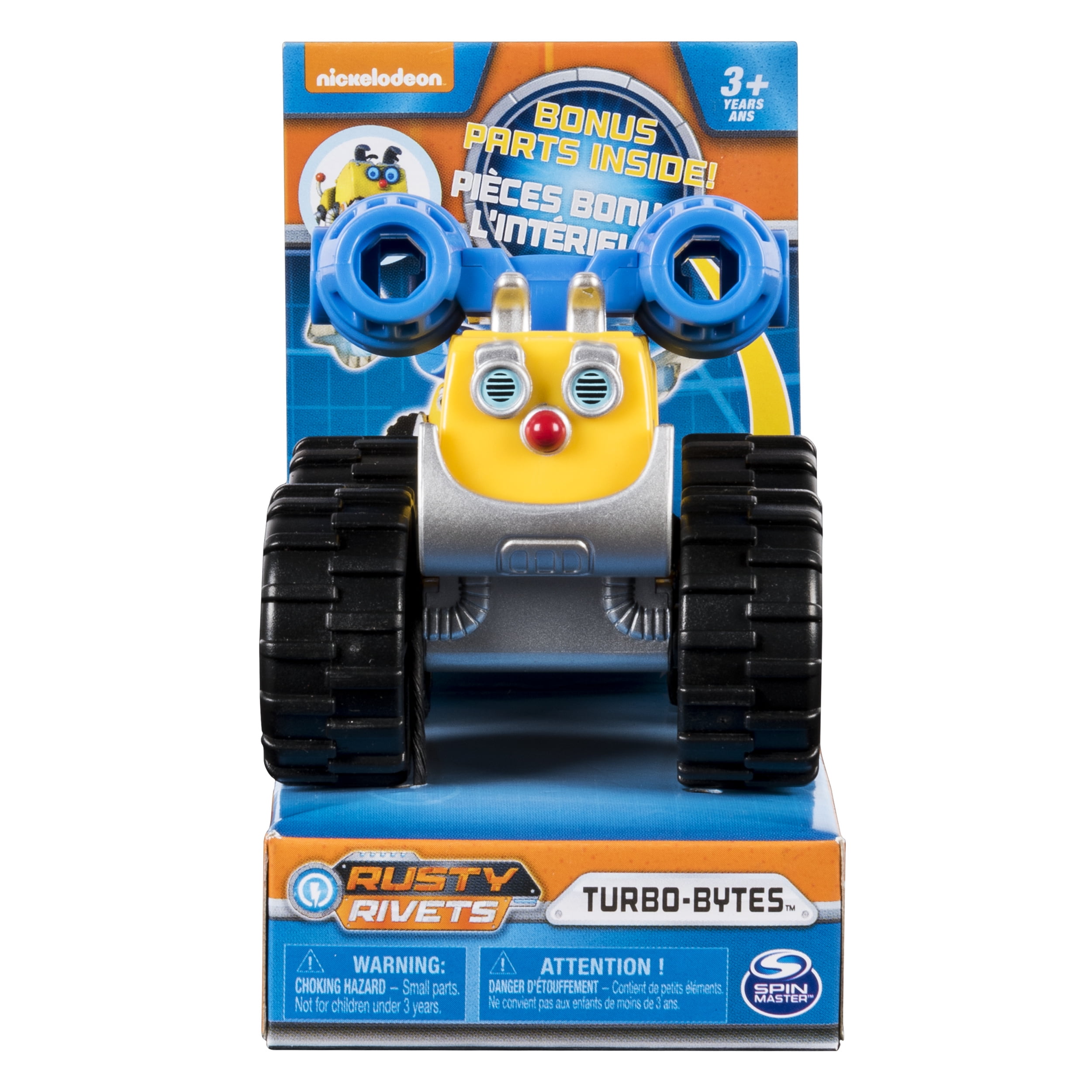 Rusty Rivets TurboBytes Racing Car with Bonus Parts, for Ages 3 and