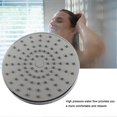 thumbnail image 2 of Pommeau de douche rond haute pression à effet pluie de 6 pouces, chromé, avec pulvérisateur supérieur, accessoires de salle de bain, 2 of 4