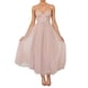 thumbnail image 1 of Vestido de noche sexy de malla con tirantes para mujer - Vestido de fiesta formal con cintura alta - Estilo europeo americano, 1 of 8