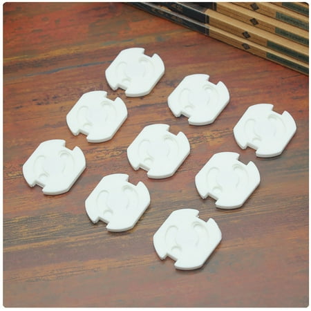 

Round Baby Hole 10Pcs Cover Socket Insulation Tools & Home Improvement Electrical Tools (White)