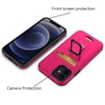 thumbnail image 5 of For Samsung Galaxy A33 5G Wallet Case Designed with Credit Card ID Holder & Stand Kickstand Ring Heavy Duty Hybrid Armor Cover ,Xpm Phone Case [Hot Pink], 5 of 8