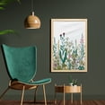 thumbnail image 2 of Spring Wall Art with Frame, Wildflower Composition Colorful Season Blooms Herbs and Folaige Leaves, Printed Fabric Poster for Bathroom Living Room Dorms, 23" x 35", Multicolor, by Ambesonne, 2 of 2