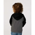 thumbnail image 3 of Independent Trading Co. Toddler Special Blend Raglan Hooded Sweatshirt, 3 of 5