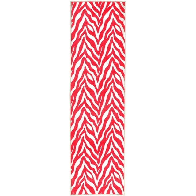 Animal Collection Custom Size Animal Print Area Rug for Living Room, Dining Room, Kitchen, Bedroom, Kids, Zebra Wild At Heart - 3' x 36'
