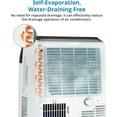 thumbnail image 4 of 14,000Btu Portable Air Conditioner, Stand Air Conditioners Built-in Dehumidifier, Fan, Sleep Mode, Indoor AC Unit with Remote Control and Window Exhaust Kit Cools Room up to 750 sq. ft, White, 4 of 6