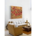 thumbnail image 5 of Marmont Hill "Floral Frenzy Red V" Painting Print on Canvas, 5 of 7