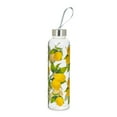 thumbnail image 1 of 9 in. Lemon Print with Strap & Cap Travel Bottle, Clear & Yellow, 1 of 1