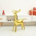 thumbnail image 6 of JWshufel Christmas Decorations Reindeer Aluminum Film Lifelike Design for Holiday Parties and Home Decor 32.1in Gold, 6 of 6