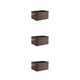 thumbnail image 2 of Maytalsory Sturdy Rope Handle Storage Bin Convenient And Reliable Storage Solution brown 31*21*13 3Set, 2 of 6