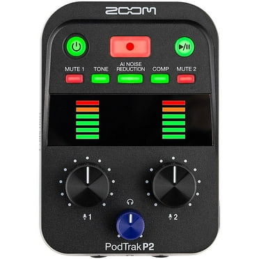 Zoom PodTrak P2 Podcasting Recorder for USB Microphones