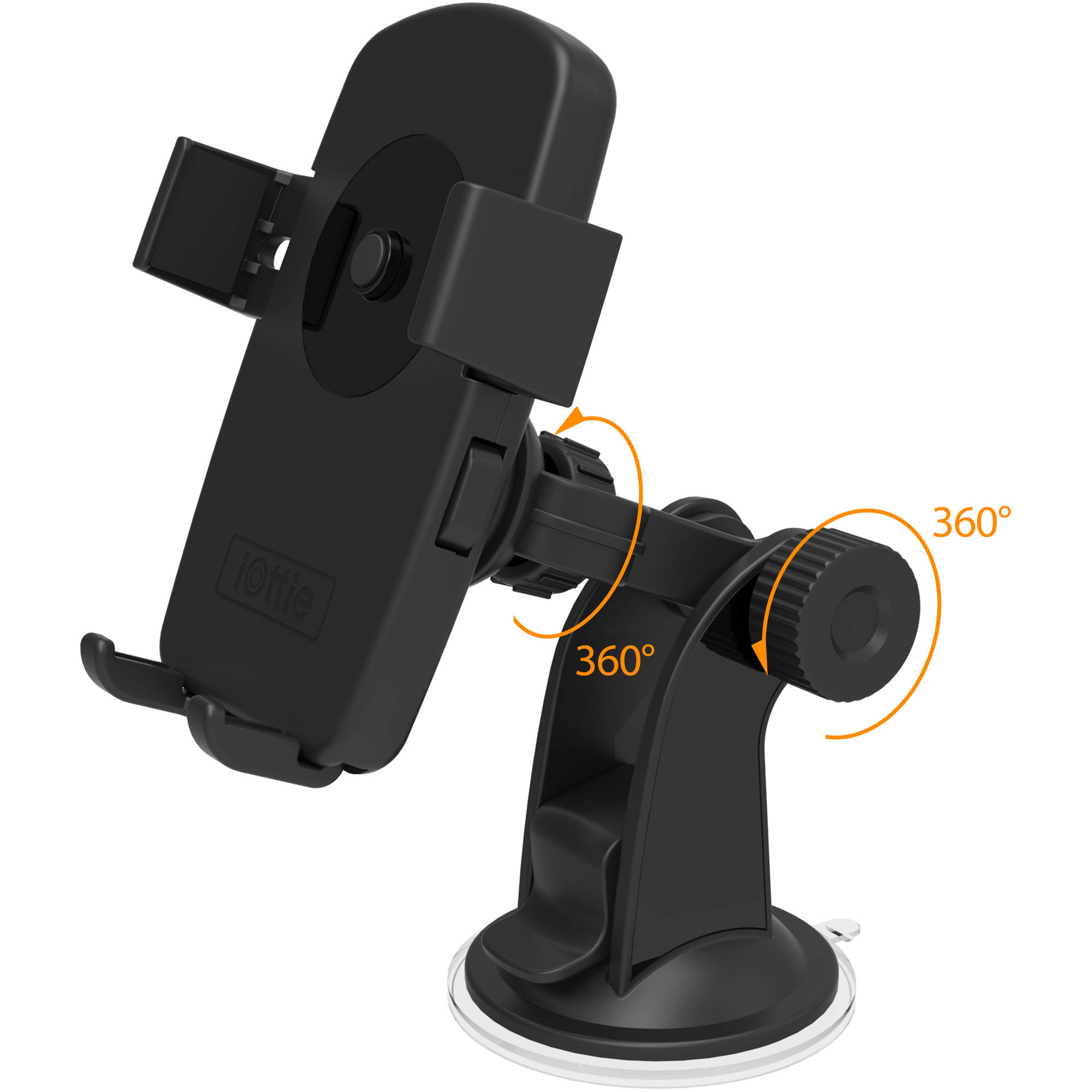 iOttie Easy One Touch Windshield Dashboard Car Mount Holder for iPhone 7/6s/6, Galaxy S8/S7- Retail Packaging- Black - image 3 of 6