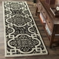 thumbnail image 2 of SAFAVIEH Martha Stewart French Painted Avignon Geometric Wool Area Rug, Francesca, 5' x 8', 2 of 5