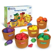 Learning Resources Farmer's Market Color Sorting Set, Toddler Sorting Toys for Kids, Daycare Toys, Ages 18 Months +