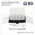 thumbnail image 3 of Aguja Vacutainer 22g X 38 Mm Bd Negra Caja Con 100 Pzas BV VACUTAINER AGJ360211N, 3 of 5