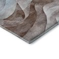 thumbnail image 3 of Addison Rugs Mayfield Premium Machine Washable Transitional Waves Mocha Rectangle Rug, 8' x 10', 3 of 6