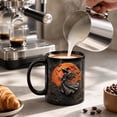 thumbnail image 4 of Halloween Mug,Halloween Desk Decor,Halloween Witch Ceramic Mug, Reusable Festive Coffee Tea Cup for Home Office Desk Decor Holiday Gifting(B 12oz), 4 of 7
