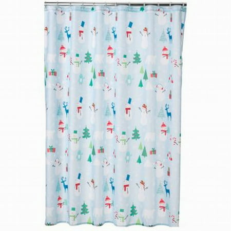 Christmas Shower Curtains Walmart Brown Shower Curtains Walm
