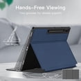 thumbnail image 3 of JETech Case for Samsung Galaxy Tab S8 Ultra 14.6-Inch 2022 with S Pen Holder, Slim Folio Stand Protective Tablet Cover, Multi-Angle Viewing (Navy), 3 of 6