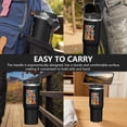 thumbnail image 6 of 1pc dad 30oz Tumbler with Straw & Handle - Insulated Stainless Steel Cup | Holiday Gift for Man Women (Christmas, Valentine's, Birthday), 6 of 8