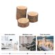 thumbnail image 2 of 3 candelabros de madera para escritorio, candelabros decorativos para velas de té., 2 of 7