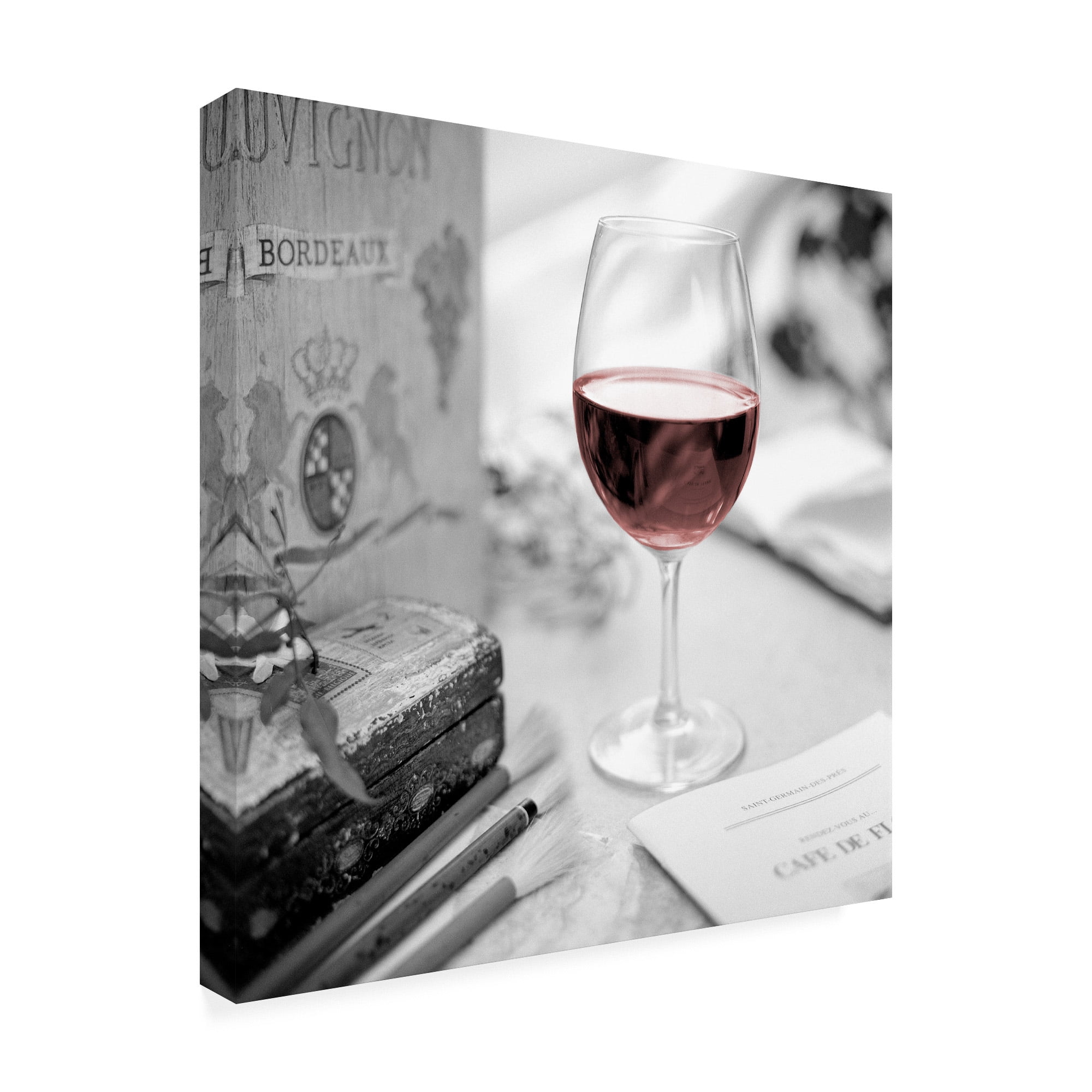 Trademark Fine Art 'Vin Rouge' Canvas Art by Alan Blaustei