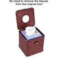 thumbnail image 7 of Tissue Box Square Tissue Holder Seagrass Tissue Box Cover Woven Tissue Box Holder Decorative Tissue Cover for Bathroom Tissue Box Cover Cube for Home Office Table Counter,5.51 x 5.51 x 5.51inch, 7 of 7