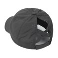 thumbnail image 2 of Gorra de béisbol ligera yuxing con visera solar y cola de caballo cruzada Secado rápido gris oscuro 56-58 cm, 2 of 3
