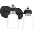 thumbnail image 2 of Quoizel Conrad 2-Light 13" Bathroom Vanity Light in Brushed Nickel, 2 of 4