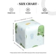 thumbnail image 3 of Kdxio Kawaii Frogs Print Tissue Box Cover,Square Decorative PU Leather Facial Paper Case Organizer Holder Dispenser for Bathroom,Night Stands,Desk,Car 5.2''X5.2''X5.2'', 3 of 6