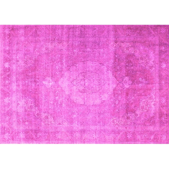 Ahgly Company Indoor Rectangle Persian Pink Traditional Area Rugs, 3' x 5'