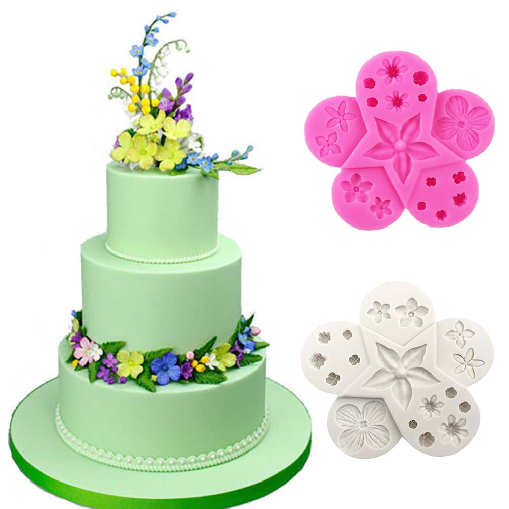 3D Leaves Silicone Baking Mould Accessories Fondant Cake Decor DIY Tools LE
